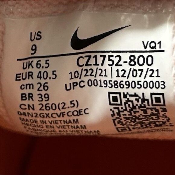 Nike Court Legacy CZ1752-800 Women’s Size 9 Pink Madder Root Slip On Shoes Used - Picture 12 of 12